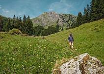 The trail is easy to master even for inexperienced hikers. (bei Klick vergrösserte Ansicht Bild)