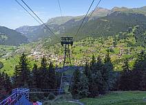 Pfingstegg can be reached in just under five minutes by cable car. (bei Klick vergrösserte Ansicht Bild)