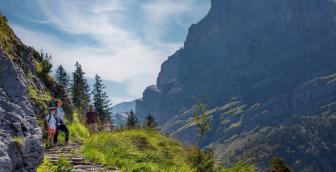 Pfingstegg via marble quarry to Glacier canyon